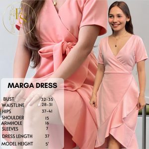 Marga  Neoprene Formal Office Dress Freesize Womenswear Clothes Workwear Women