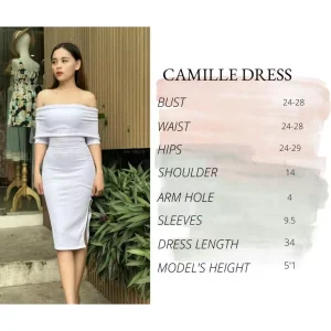 Freesizeph Camille Dress Cotton Knitted Glam Dress XS To M
