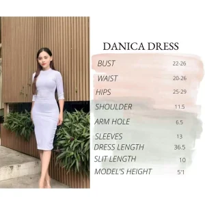 Freesizeph Danica Dress Cotton Knitted Glam Dress Xs To M