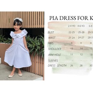 FREESIZEPH PIA FORMAL DRESS FOR KIDS FROM 2 TO 8  YRS OLD NEOPRENE