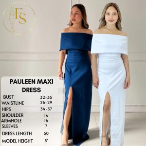 PAULEEN MAXI LONG FORMAL GOWN NEOPRENE DRESS FIT S TO M Womenswear Clothes Apparel Women