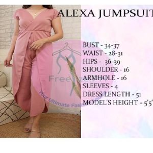 ALEXA NEOPRENE JUMPSUIT FREESIZE Formal Womenswear Bridal Overalls Women