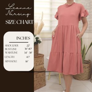LEANNE NURSING BREASTFEEDING KNITTED DRESS