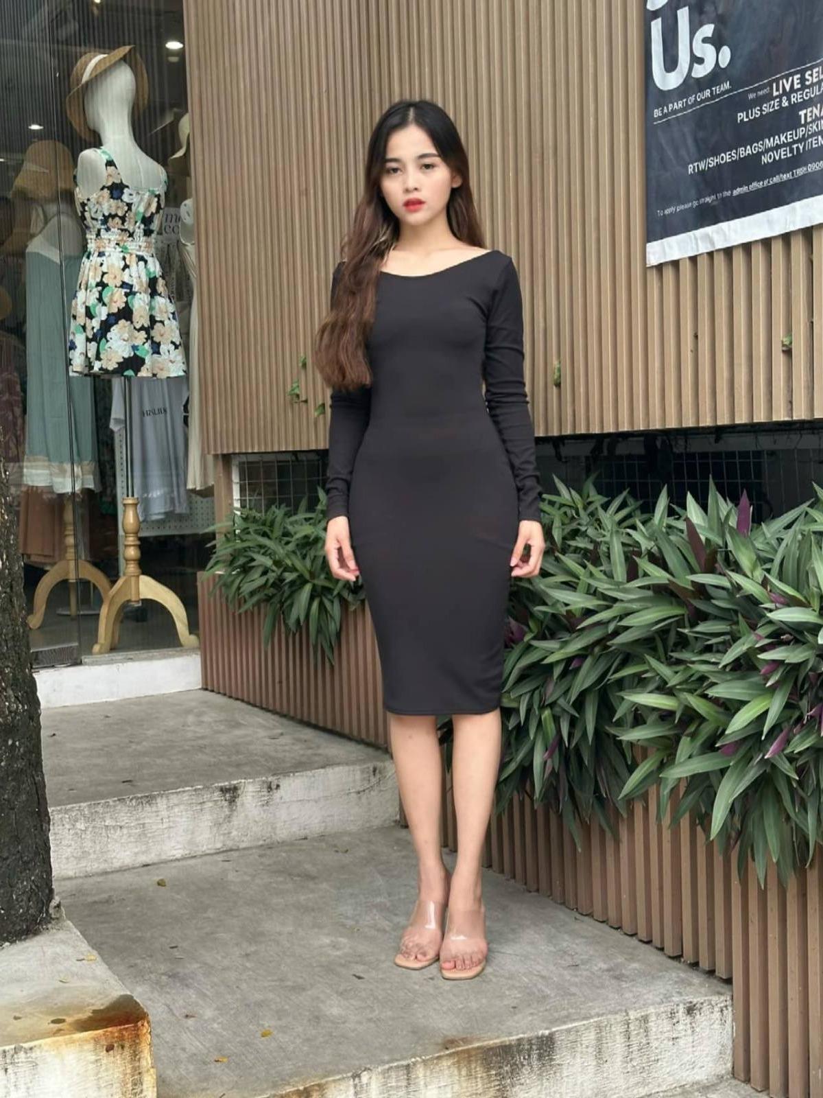 FREESIZEPH SHILOH DRESS COTTON KNITTED GLAM DRESS XS TO M - Image 3