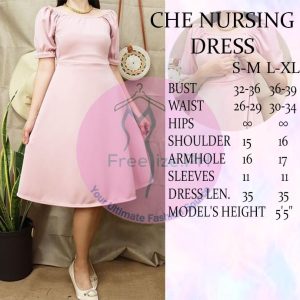 CHE FORMAL NURSING/BREASTFEEDING OFFICE WEAR NEOPRENE DRESS