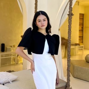 FREESIZEPH | MARIA CLARA CROP BLAZER NEOPRENE FIT UP TO 2XL