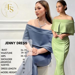 JENNY  LONG FORMAL GOWN NEOPRENE MAXI FORMAL DRESS Fit Womenswear