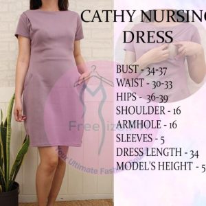 CATHY NEOPRENE BREASTFEEDING LACTATING NURSING DRESS