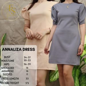 ANNALIZA FORMAL OFFICE WEAR  NEOPRENE DRESS FREESIZE Clothes Womenswear Workwear Comfort Formal Wear