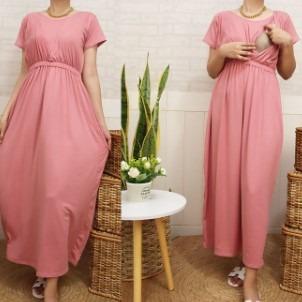 SARAH COTTON NURSING DRESS FITS M TO 2XL - Image 5