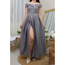 VALERIE NEOPRENE LONG DRESS FORMAL WEAR FREESIZE FIT SMALL TO SEMI-LARGE Womenswear Clothes Island Women Garments Lingerie Lady Comfort Elegant Minimalist Gowns - Image 8