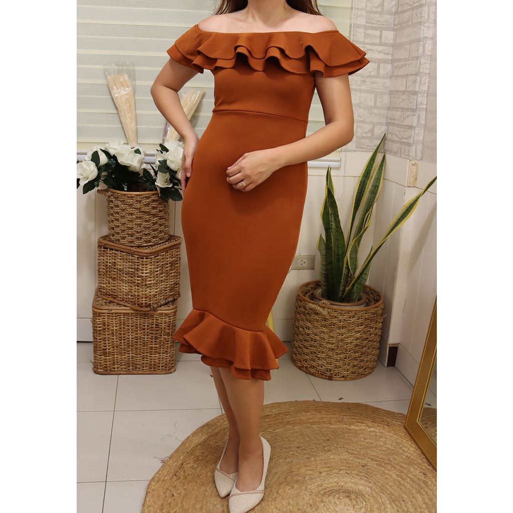 JADE NEOPRENE DRESS FIT S TO SEMI-LARGE SEMI-FORMAL FORMAL Womenswear Women Apparel Medium Lingerie Formal Wear Dresse Lady - Image 11