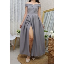 VALERIE NEOPRENE LONG DRESS FORMAL WEAR FREESIZE FIT SMALL TO SEMI-LARGE Womenswear Clothes Island Women Garments Lingerie Lady Comfort Elegant Minimalist Gowns - Image 9