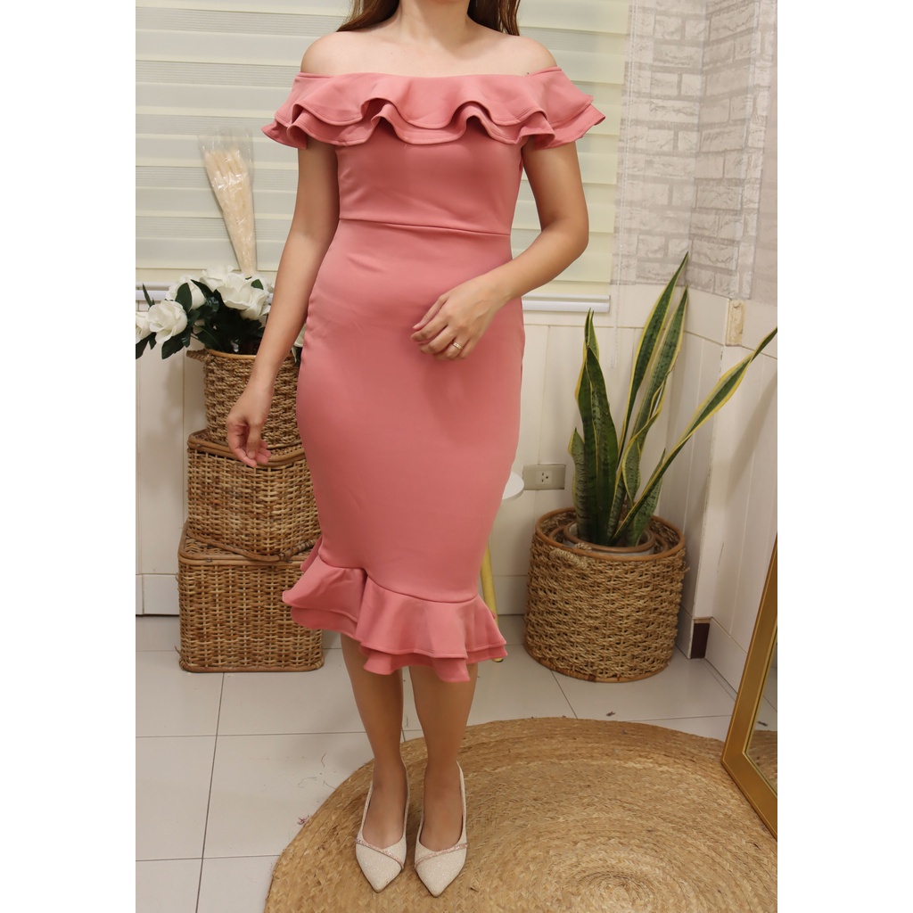 JADE NEOPRENE DRESS FIT S TO SEMI-LARGE SEMI-FORMAL FORMAL Womenswear Women Apparel Medium Lingerie Formal Wear Dresse Lady - Image 16