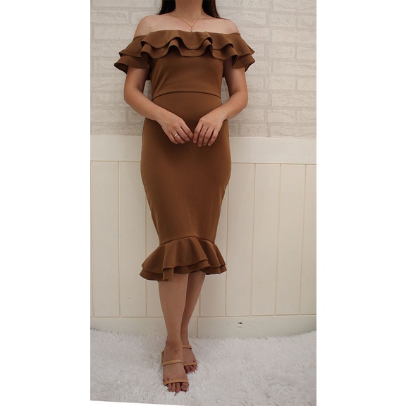 JADE NEOPRENE DRESS FIT S TO SEMI-LARGE SEMI-FORMAL FORMAL Womenswear Women Apparel Medium Lingerie Formal Wear Dresse Lady - Image 4