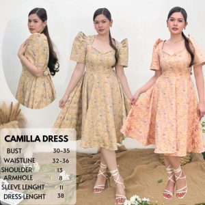 FREESIZE.PH CAMILLA EMBOSSED FORMAL DRESS FOR GRADUATION, MOVING UP, WEDDING GUEST AND OTHER FORMAL EVENTS Women Formal Wear Womenswear Workwear