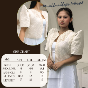 FREESIZEPH | MARIACLARA EMBOSSED ORGANZA  FIT UP TO 2XL