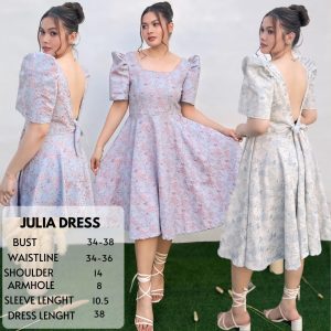 FREESIZE.PH JULIA EMBOSSED FORMAL DRESS FOR GRADUATION, MOVING UP, WEDDING GUEST AND OTHER FORMAL EVENTS Women Formal Wear Womenswear Workwear